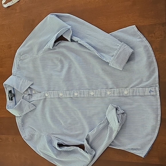 JACOB women's fitted pinstripe blouse. Size x-small - Picture 6 of 8